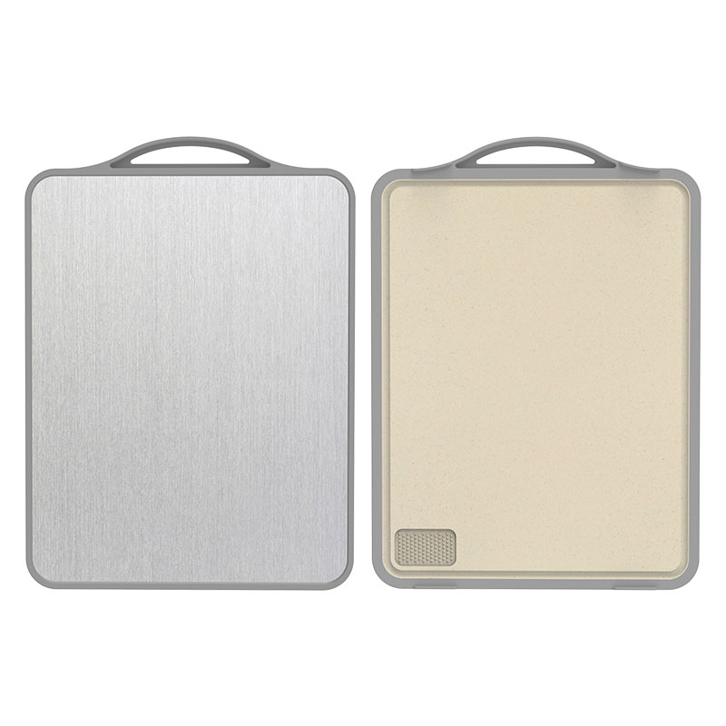欧美达 匠系列-不锈钢双面菜板 JCB04 自然色