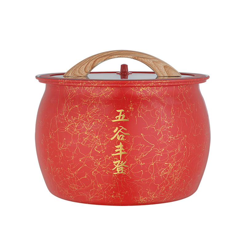 德铂（Debo） 五谷丰登（米桶） 12L密封杂粮桶 （单位：个）红色