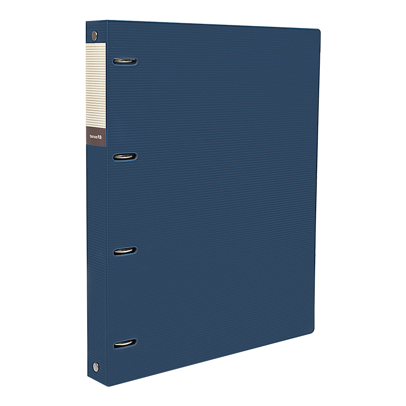 天色 5个四孔文件夹打孔 a4活页夹插页资料册多功能办公室 穿孔大容量加厚强力夹 TS-1615 深邃蓝