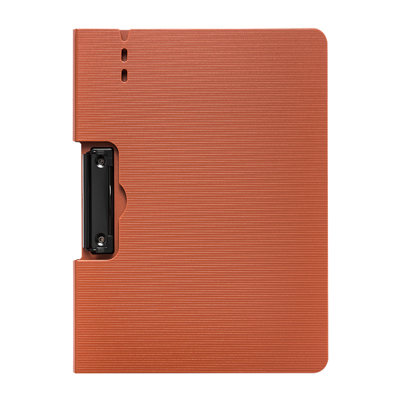 天色 5个A4文件夹板横式折页板夹 会议夹秘书夹资料夹试卷夹签字签约呈阅夹 TS-10001 珊瑚橙 珊瑚橙