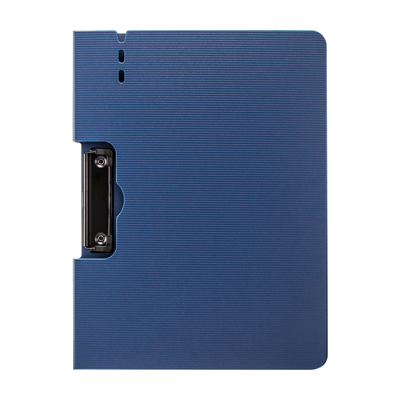 天色 5个A4文件夹板横式折页板夹 会议夹秘书夹资料夹试卷夹签字签约呈阅夹  TS-10001 深邃蓝