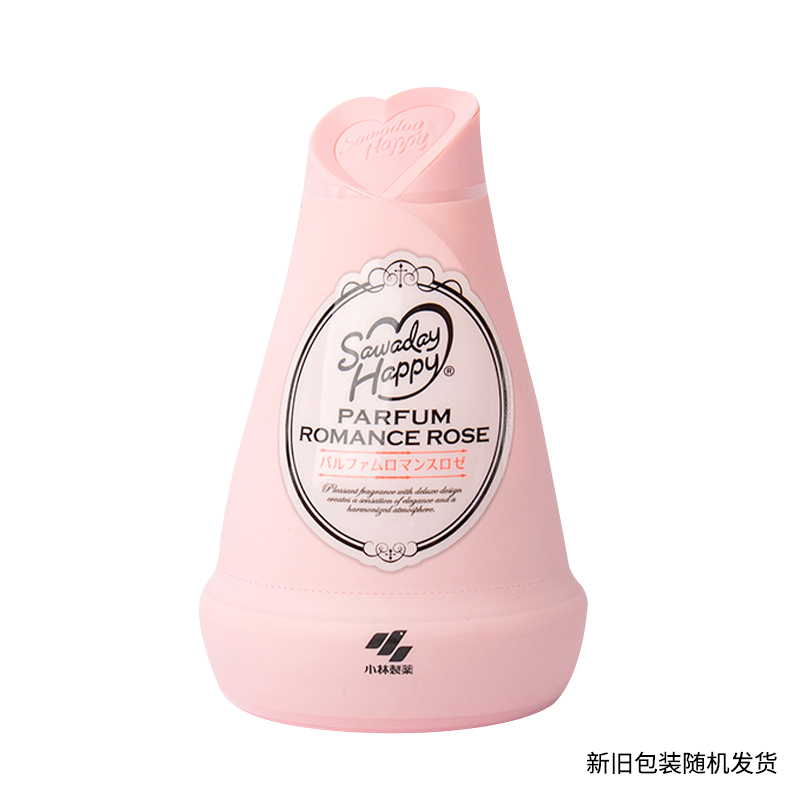 小林制药室内固体消臭元粉色浪漫玫瑰 120g（新旧包装随机发货） 粉色