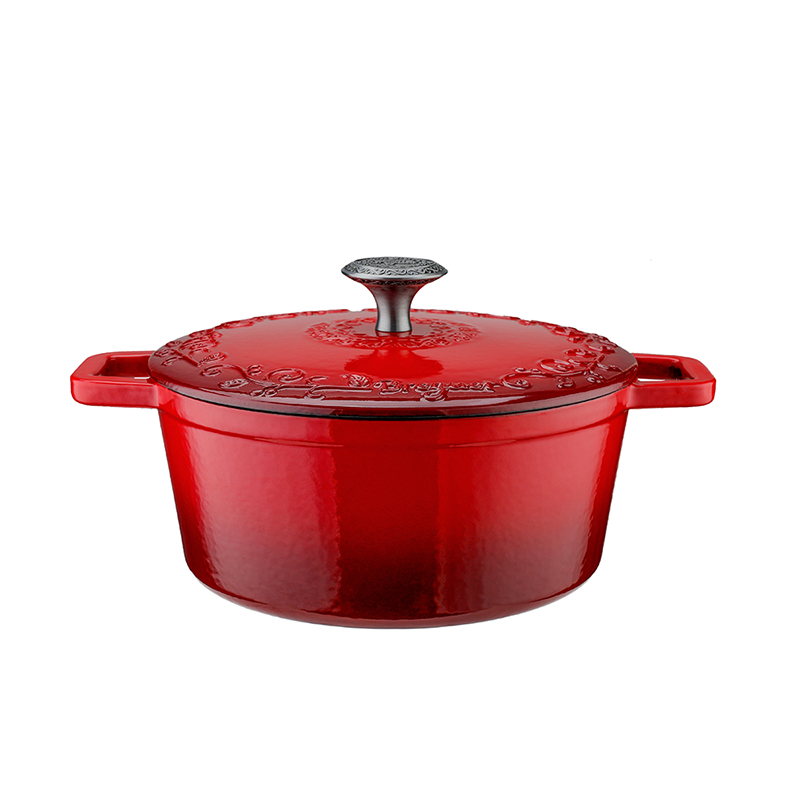 宝玑Breguet 琅彩系列珐琅铸铁锅 BGA2401（单位：个） 红色