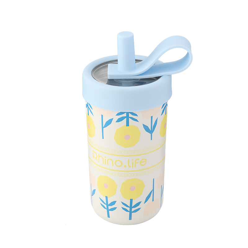 独角犀Rhinolife 元气随行吸管杯 TD50201302（单位：个） 云霄蓝