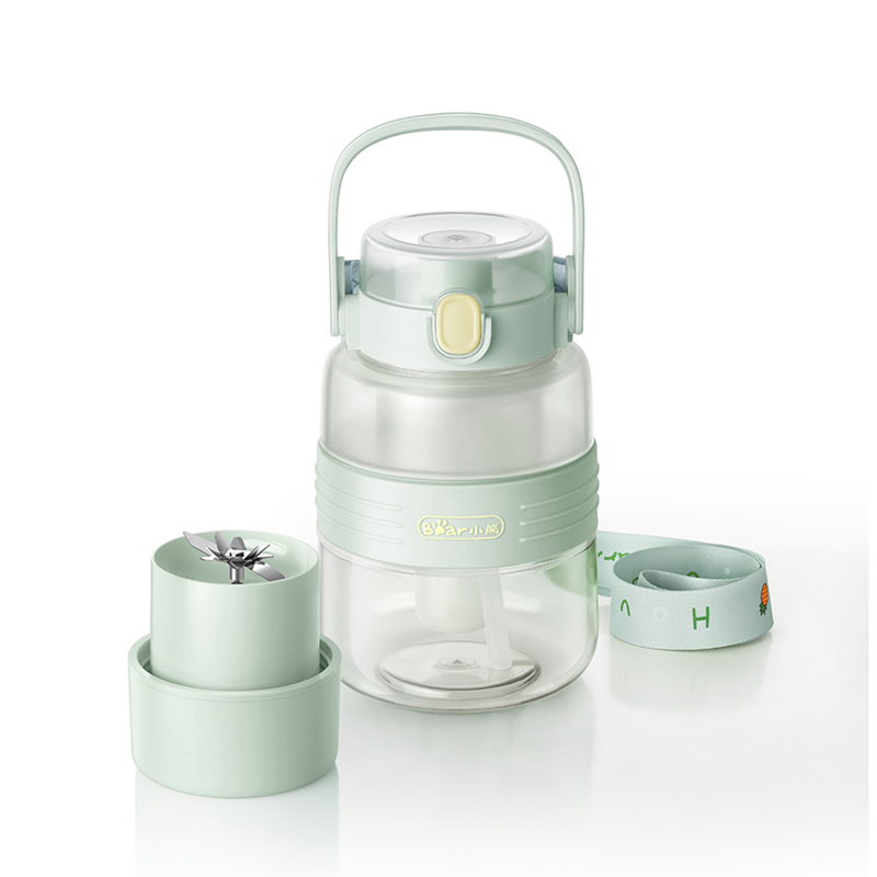 小熊（Bear）榨汁杯 家用便携式榨汁机 秒碎冰打汁机LLJ-P10Q5（单位：个） 浅杉绿