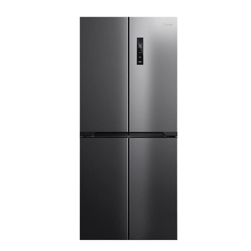 Midea/美的 BCD-407WSPZM(E)四开门家用电冰箱大容量超薄嵌入式变频风冷无霜单位：台 炭灰-月夜