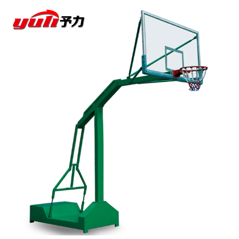予力 YL-2001 移动篮球架带滑轮标准成人户外室内比赛篮球架（不含砂石需自备）  