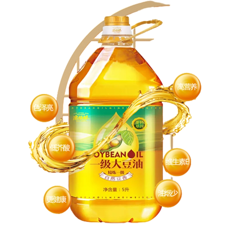 米妹妹（MIMEIMEI）东北大豆油5L（单位：瓶） 黄色