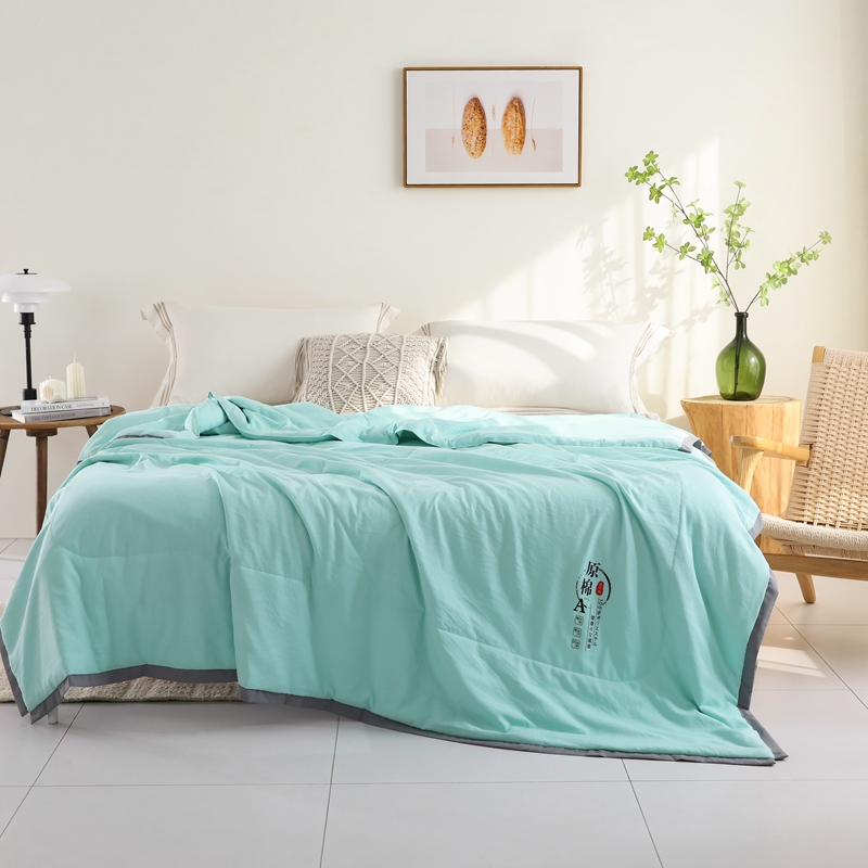 Cmierf Kuect（中国CK） A类原棉夏被 CK-JF11088-1 淡雅绿