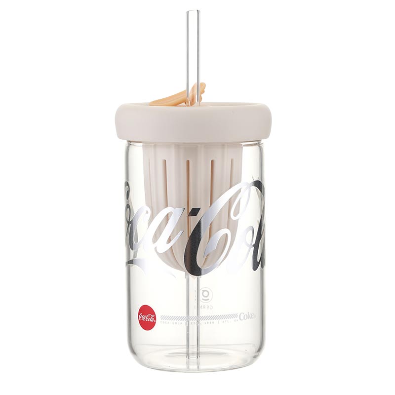 格沵（GERM）可口可乐联名系列花茶杯GE-CK23SS-DS7系列450ml（单位：个） 白色