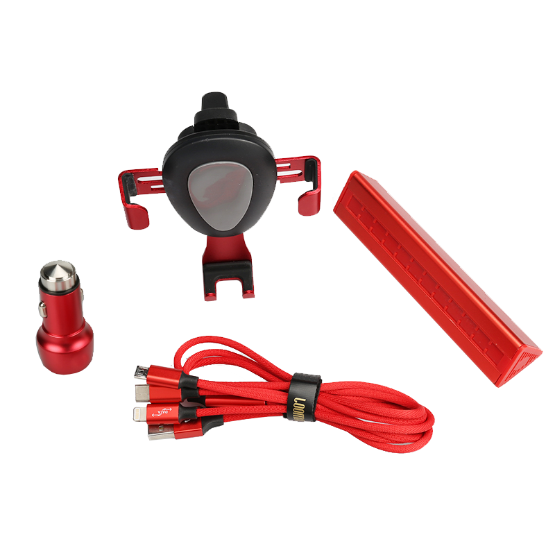 loomoo乐默车载四件套LDS-312 红色