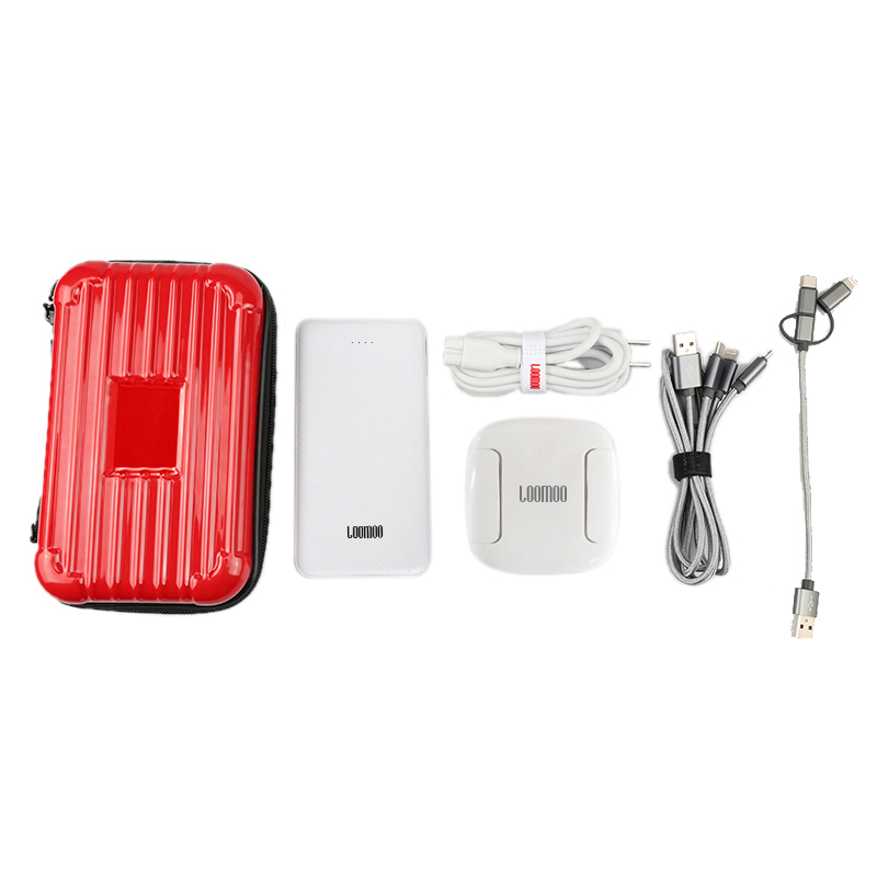 loomoo乐默数码旅行套装LDS-211 红色