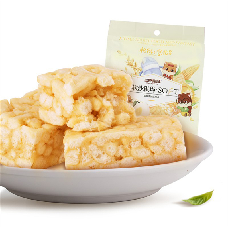 三只松鼠沙琪玛鸡蛋味170g/袋 170g/袋