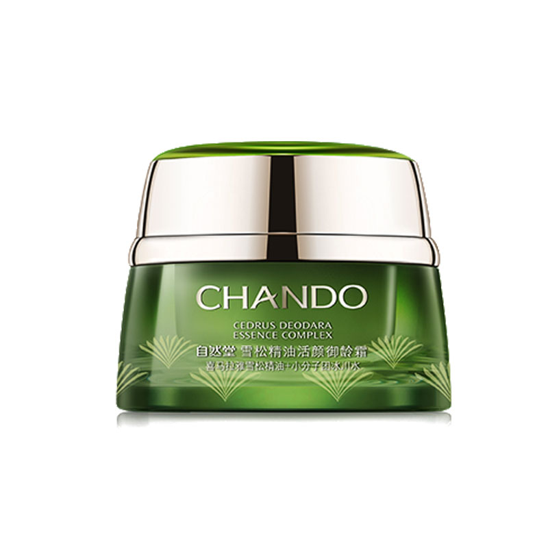 自然堂（CHANDO） 雪松精油活颜御龄霜 50g 雪松精油活颜御龄霜 绿色（单位：罐）