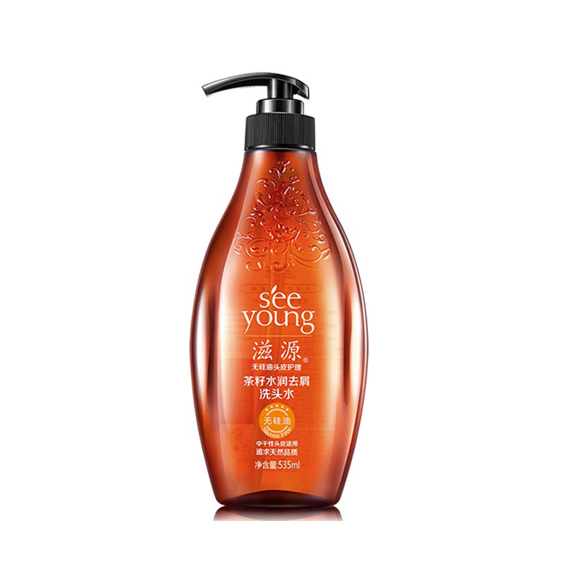 滋源 茶籽水润去屑洗头水 中干性535ML（单位：瓶）橙色