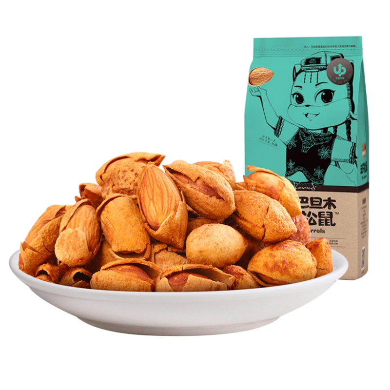 三只松鼠 手剥巴旦木120g/袋 120g/袋