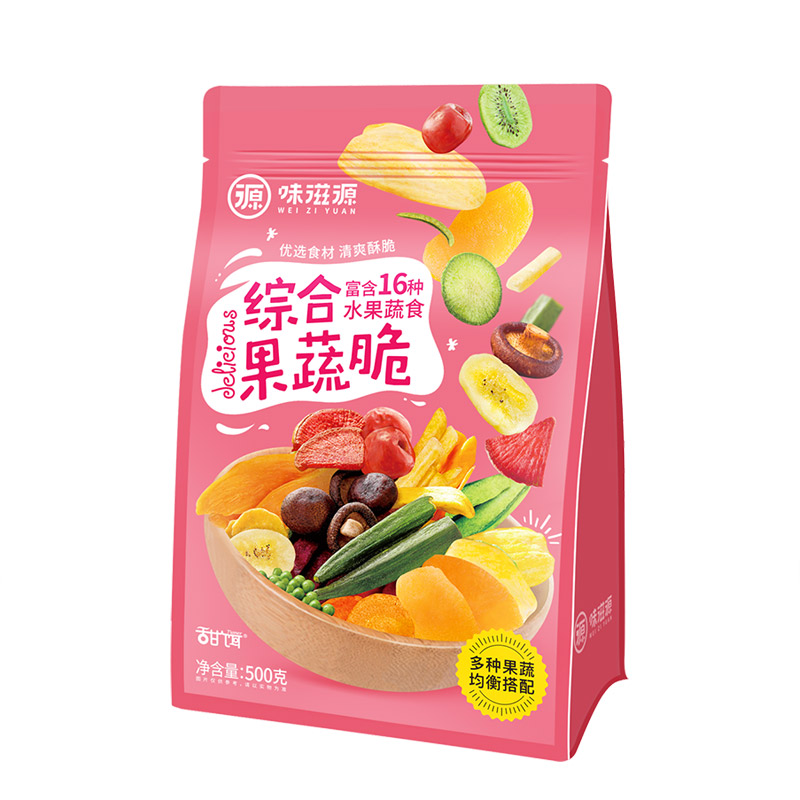 味滋源 综合果蔬脆500g（单位：袋） 红色