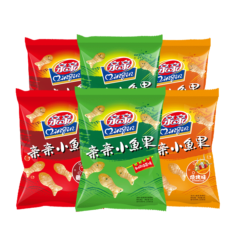 亲亲小鱼果55g*3袋（单位：袋） 红色番茄味