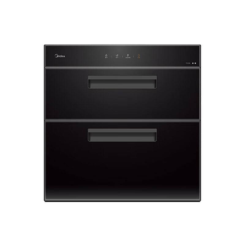 美的（Midea）90L大容量国标二星消毒 嵌入式家用大容量消毒烘干二合一消毒柜 ZTD-XC84 曜石黑