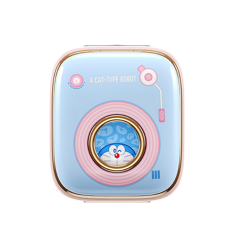 ROCK 哆啦a梦 复古唱片机TWS耳机 RAU0755 粉色