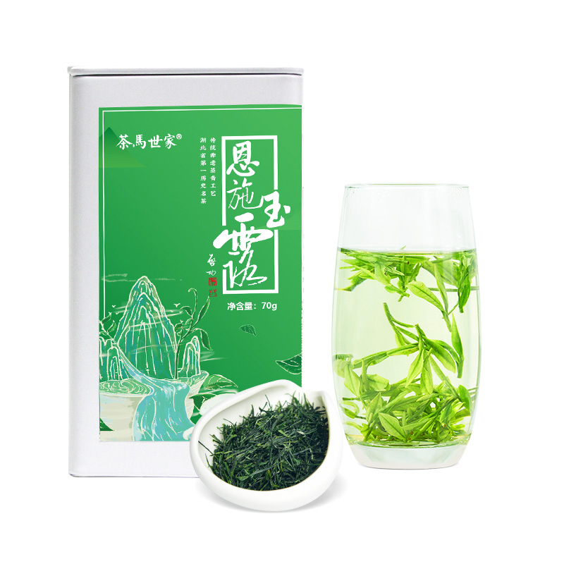 茶马世家 早春明前特级恩施玉露 QDHZ1070A 70g*1盒 雾雨绿（单位：罐）