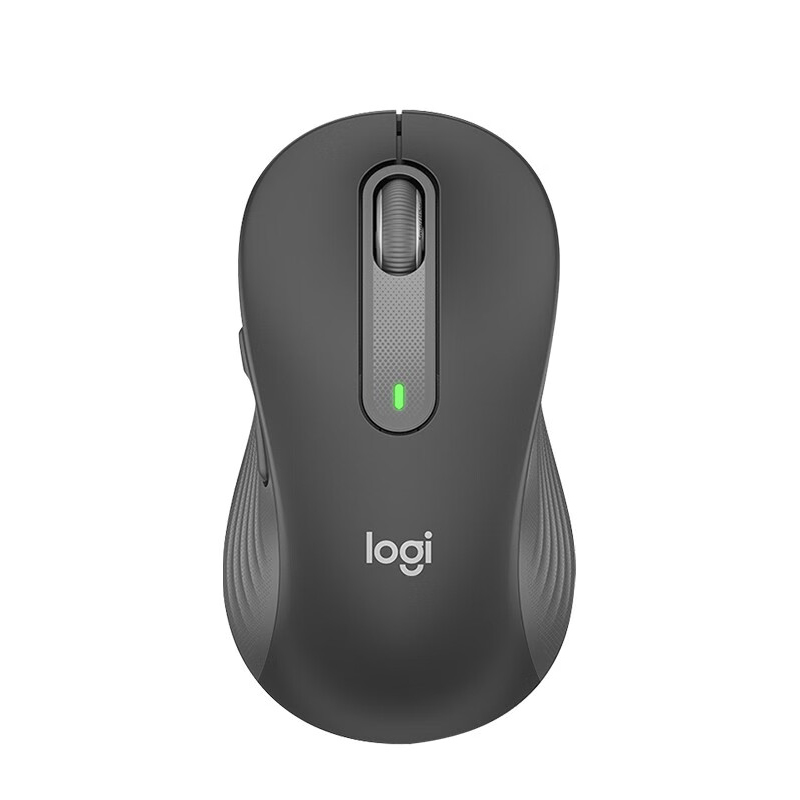 罗技（Logitech）M650无线蓝牙鼠标妙控办公静音鼠标Mac苹果ipad男女通用双模大小手鼠标 L 黑色 中大手型