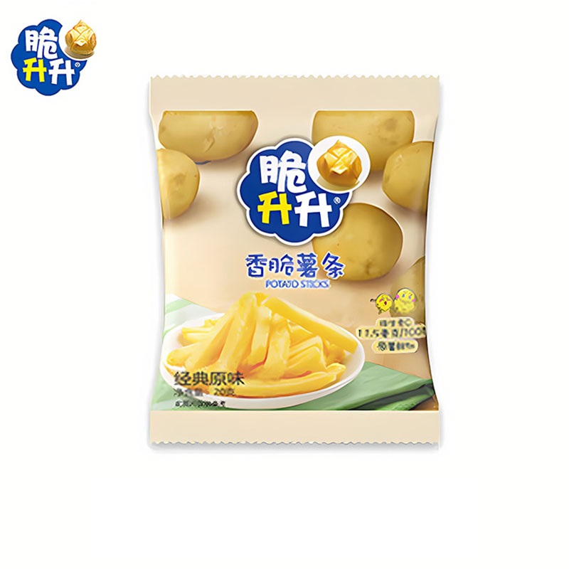 脆升升原味薯条20g*10袋 黄色