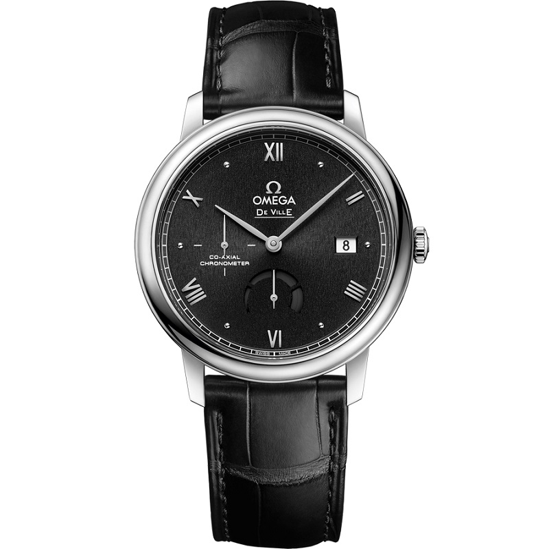 OMEGA欧米茄 碟飞典雅系列同轴动力储存显示机械男表424.13.40.21.01.002 黑色