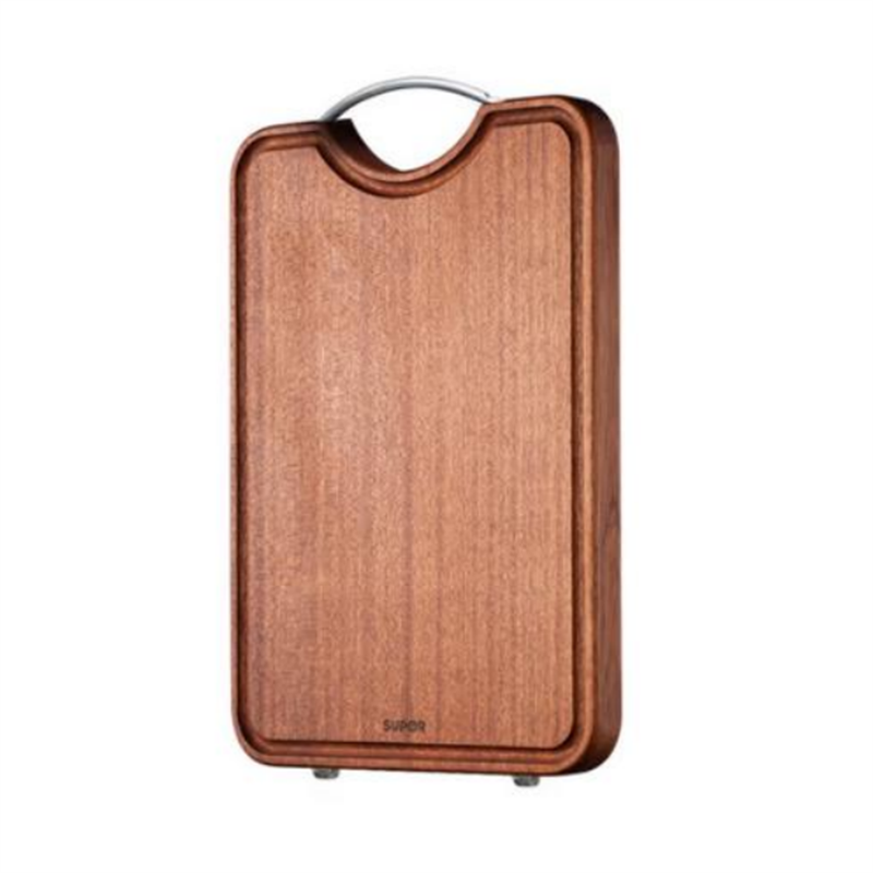 苏泊尔（SUPOR）菜板&middot;乌檀木整木砧板/W453030AC1【45*30*3cm】大号（块） 原木色