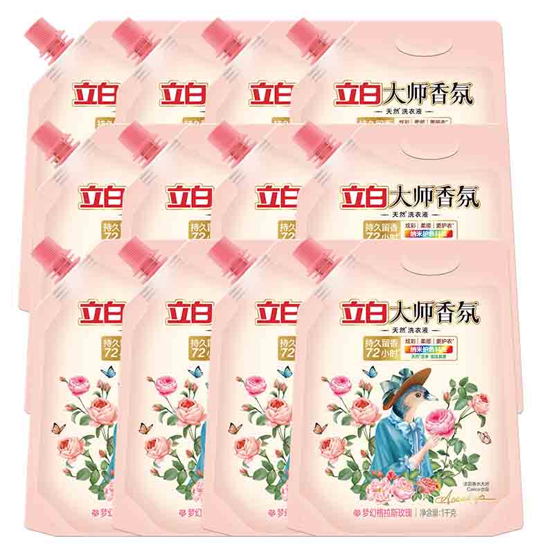 立白全效馨香洗衣液1kg*12袋 LB20220917YJDF016（单位：袋） 白色