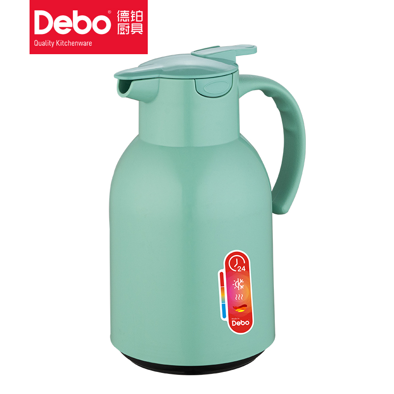 德铂（Debo）维莱特红胆保温壶1.45l DEP-DS346（单位：套） 绿色