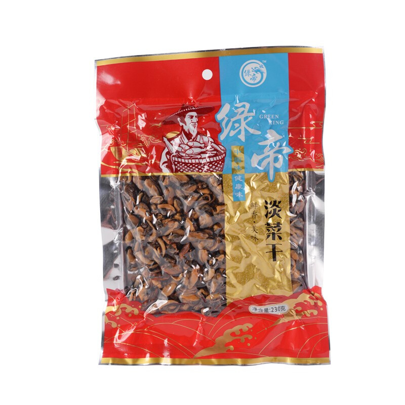 绿帝淡菜干 230g（单位：袋） 红色