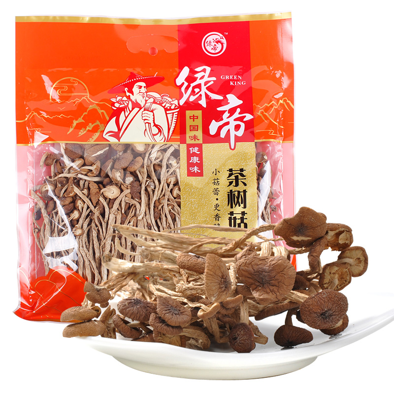 绿帝茶树菇山珍干货菌菇 200g（单位：袋） 红色