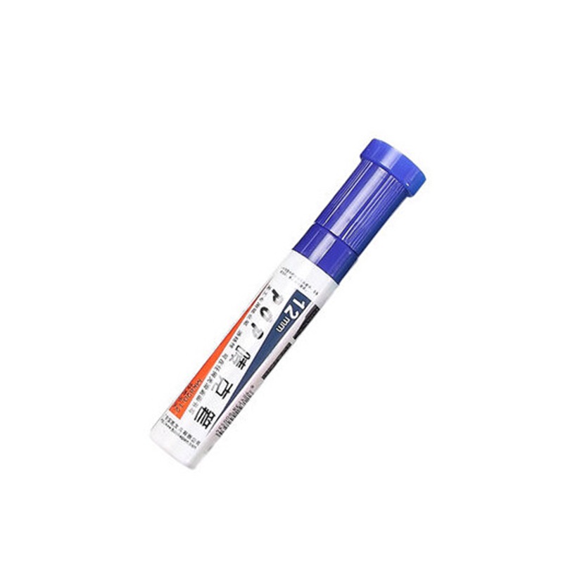 宝克（BAOKE）30mm 蓝色POP唛克笔 海报广告画笔 彩色马克笔记号笔 2支装 MK830-3 宝石蓝