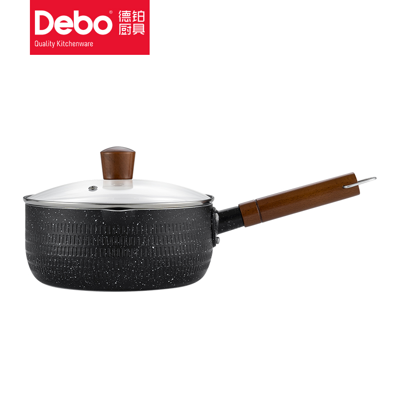 Debo德铂 艾瑞莉娅奶锅 20cmDEP-678（单位：套） 黑色