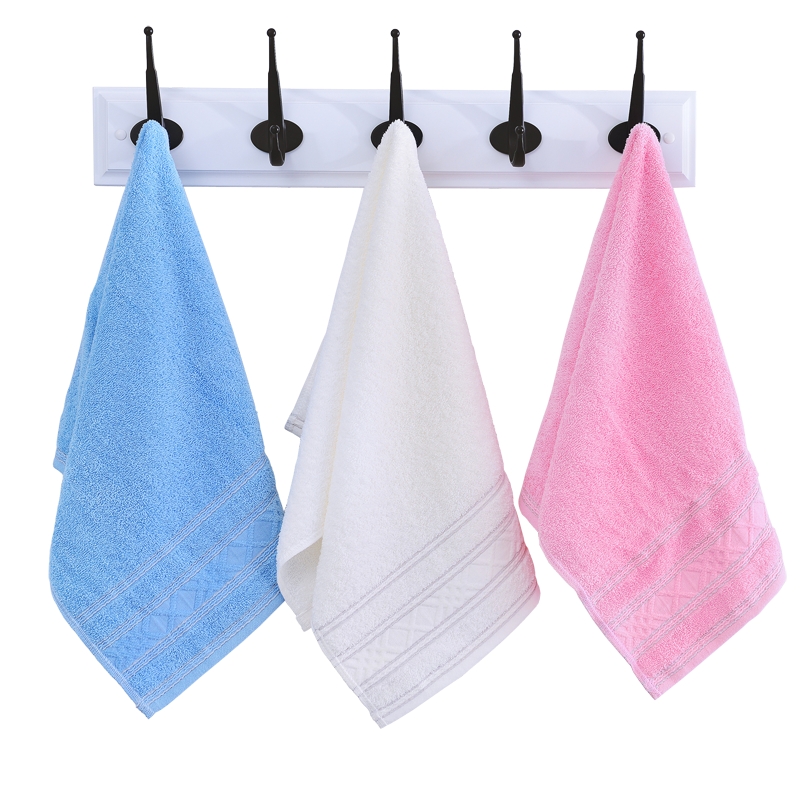 洁丽雅精梳棉抗菌毛巾单条装W0401  33x73cm 袋装毛巾（单位：条） 随机