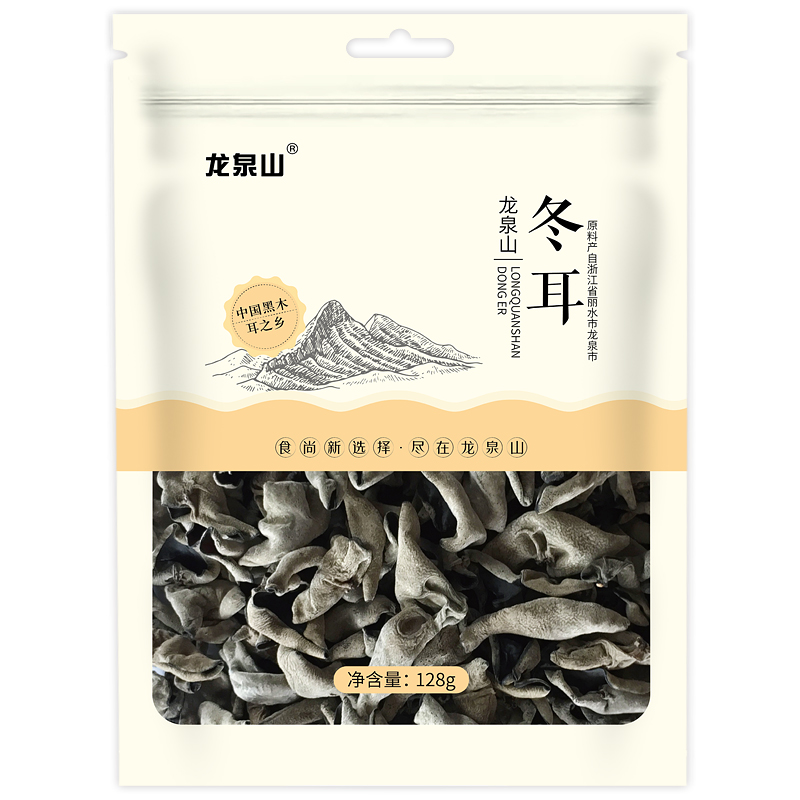 龙泉山牡丹江冬耳 128g（单位：袋） 黄色