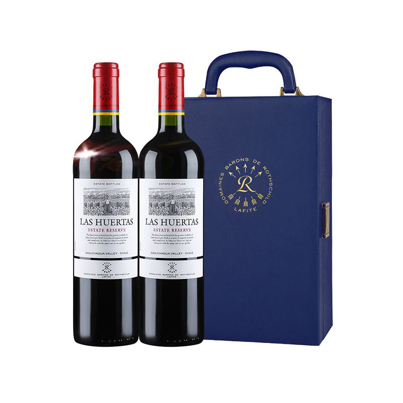 拉菲罗斯柴尔德巴斯克花园珍藏干红葡萄酒2支礼盒装 750ml*2 黑色