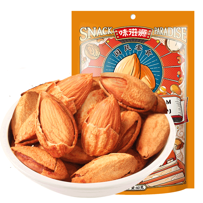 味滋源 巴旦木 60g（单位：袋） 拿铁色