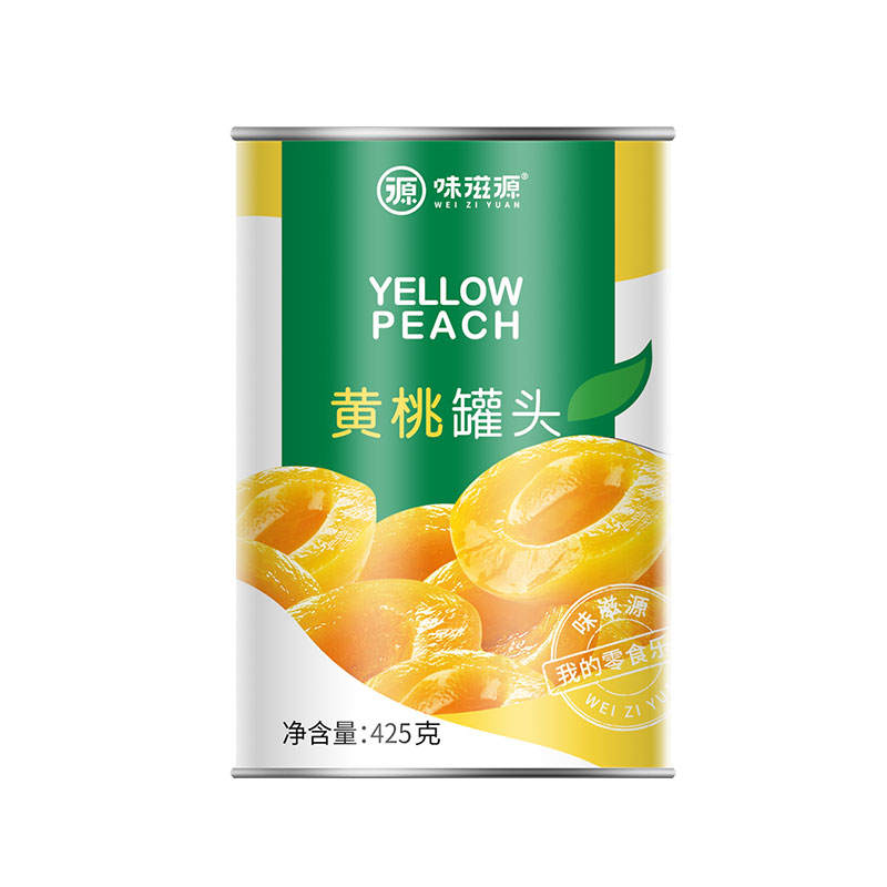 味滋源 砀山新鲜水果糖水 黄桃罐头 425g*4罐 混色（单位：组）