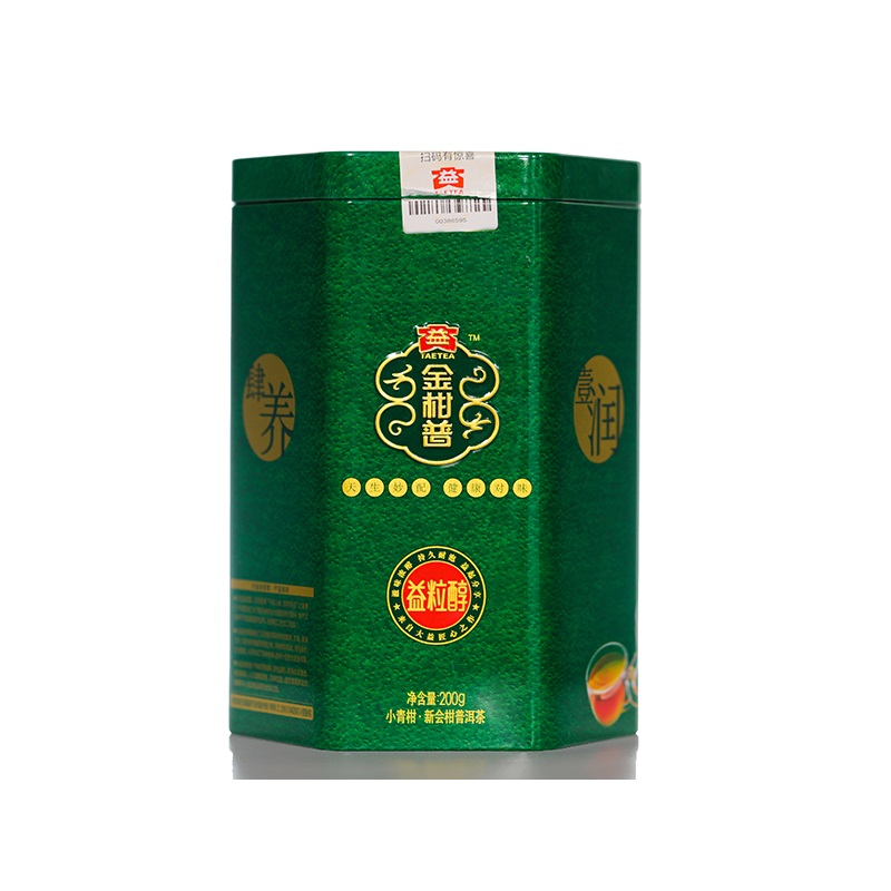 大益金柑普-小青柑（益粒醇200g）（单位：罐） 无色