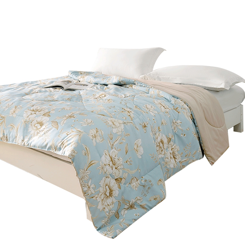 金丝莉（KINTHERI） 静待花开四季被（单位：床） 蓝色180&times;210cm