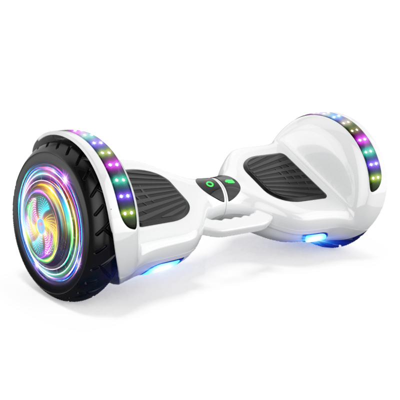 领奥平衡车X5-10吋-APP-领奥电动儿童智能平衡车成人款双轮扭扭平行车 白色