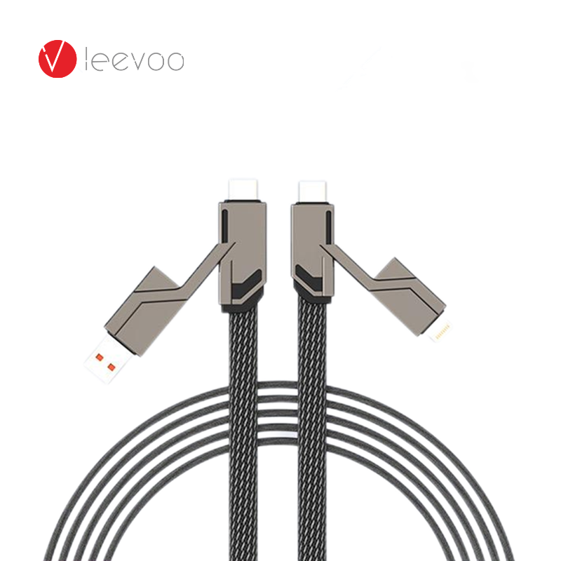 勒沃四合一线数据线LV-X66（单位：根） 黑色