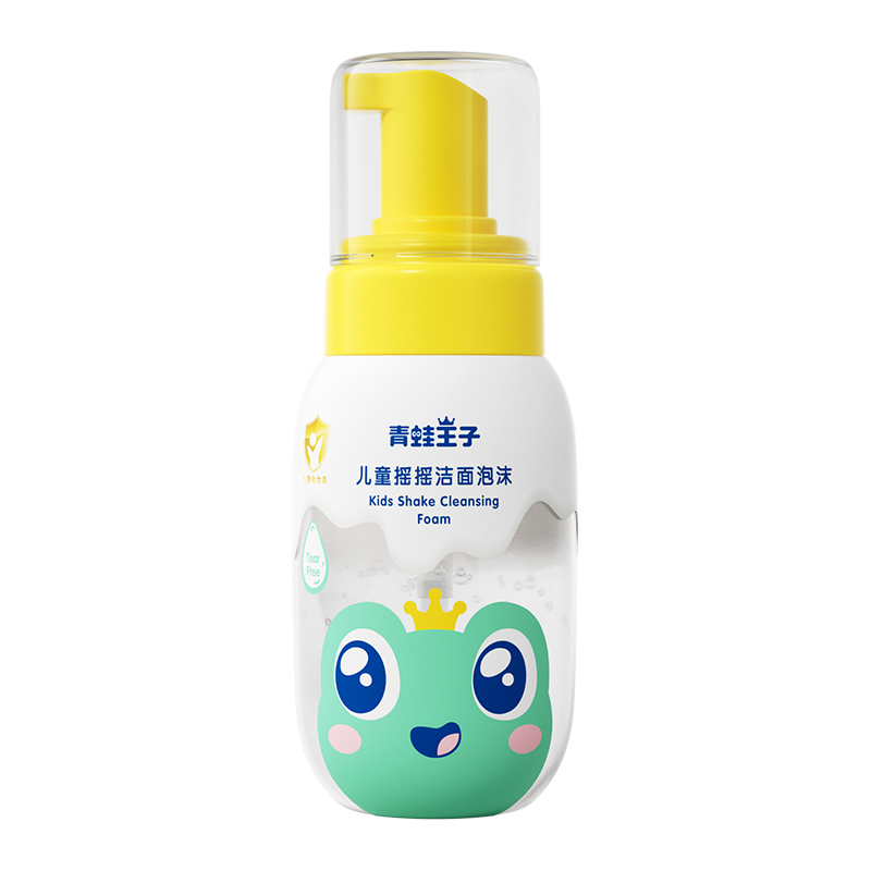 青蛙王子缤纷果遇儿童摇摇洁面泡沫150ml（瓶） 黄色