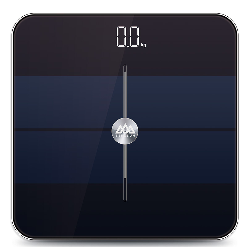 香山智能体脂秤 轻智-D2      ITO工艺玻璃   加宽加大秤体（单位：台） 灰蓝色