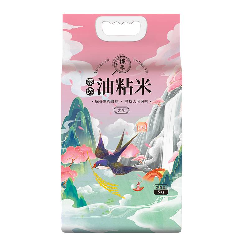 探禾臻选油粘米5kg 自然色