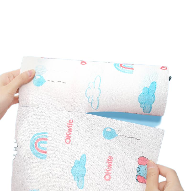 好媳妇一次性懒人抹布，印花款HD-7834 混色