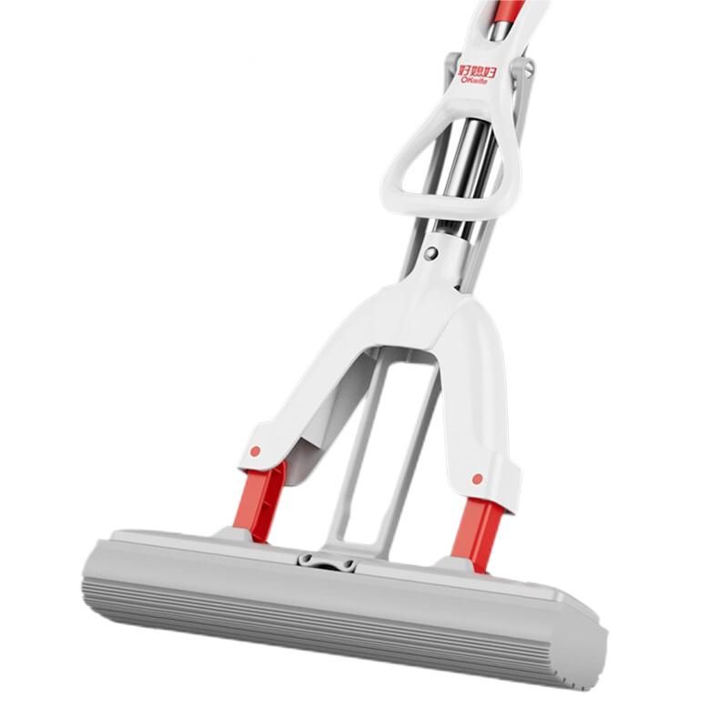 好媳妇魔术拖把伸缩杆27CM(1个棉头) 灰色