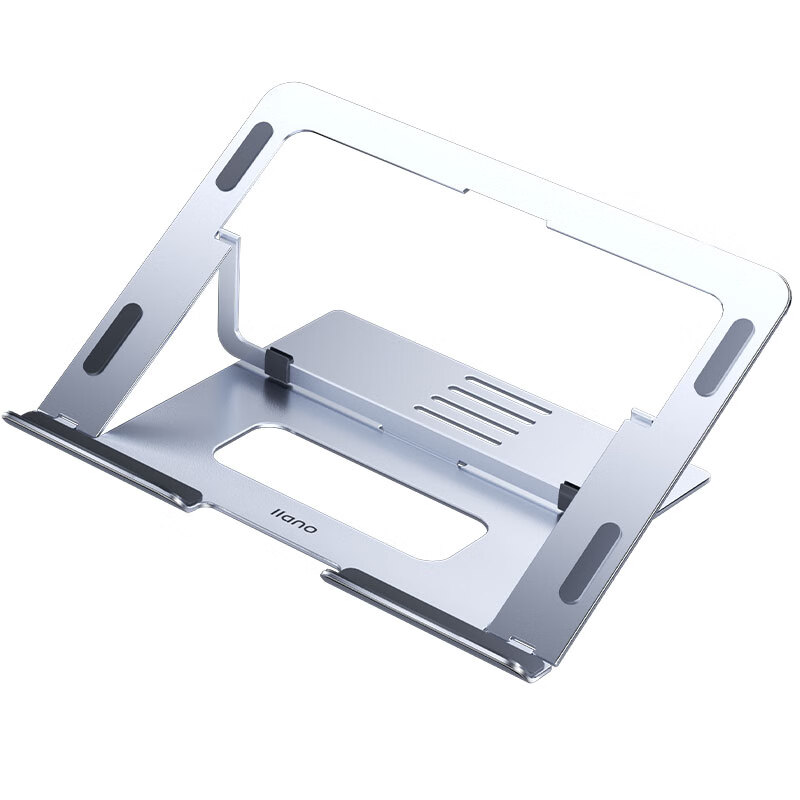 绿巨能(llano)LJN-ZJ110 笔记本电脑支架立式抬高散热器增高架/个 银色